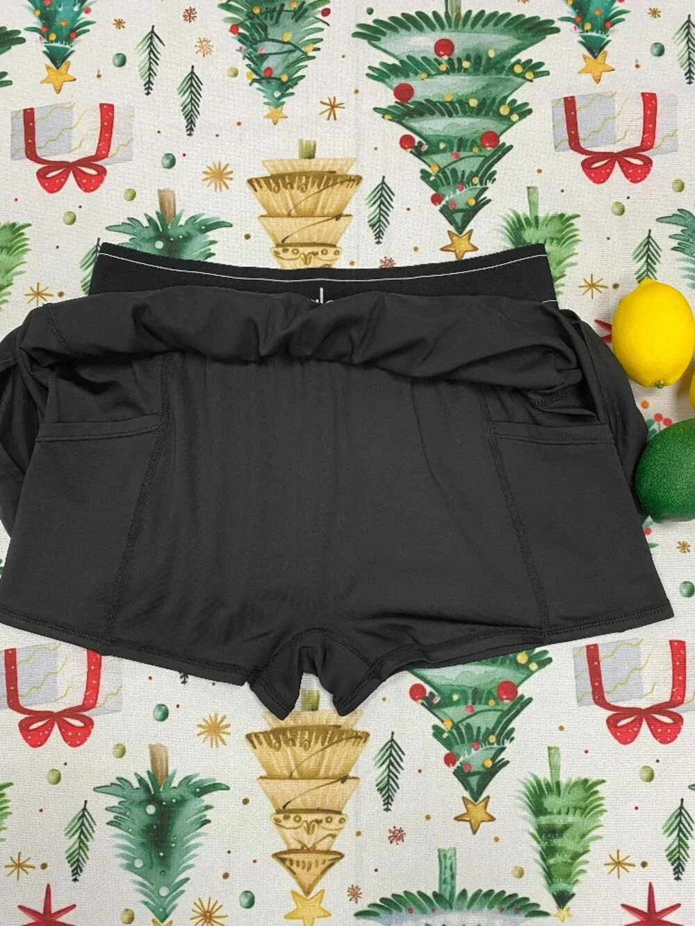 🎿Alo Yoga Match Point Tennis Black Skirt Flattering Fit🥎Court-to-Street